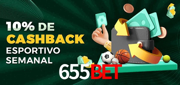 10% de bônus de cashback na 655Bet